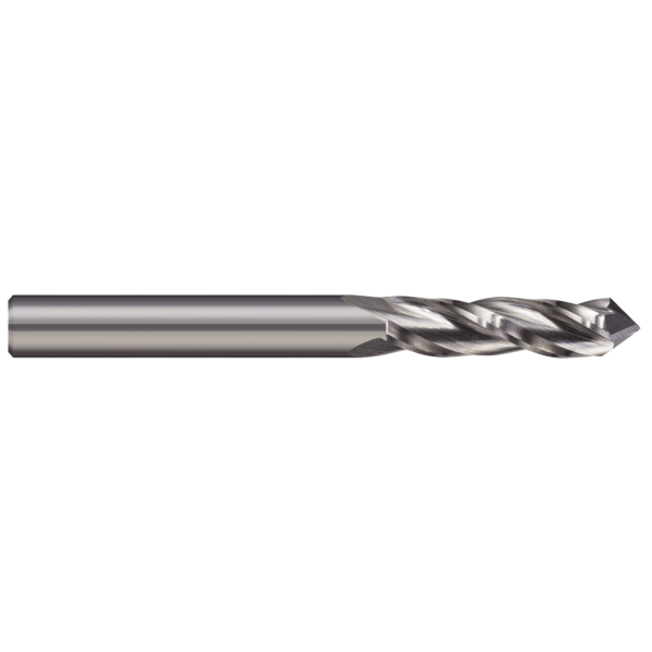 Harvey Tool Drill/End Mill - Mill Style - 3 Flute, 0.2500" (1/4), Finish - Machining: Uncoated 823816
